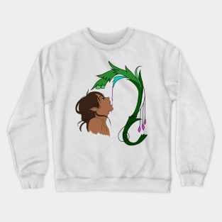 Copy of Elf drinking from a flower Crewneck Sweatshirt